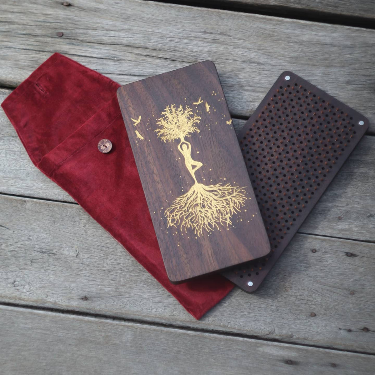 Boards with nails