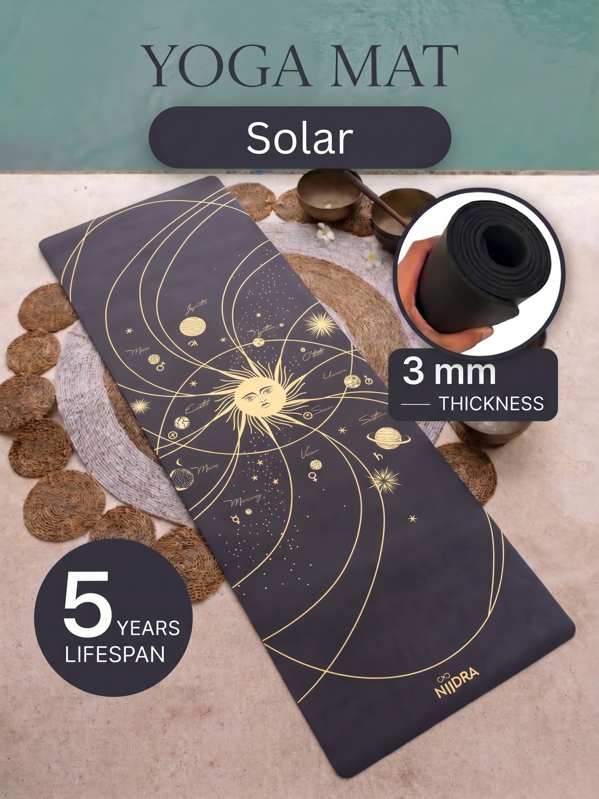 Mat yoga Bulan Baru