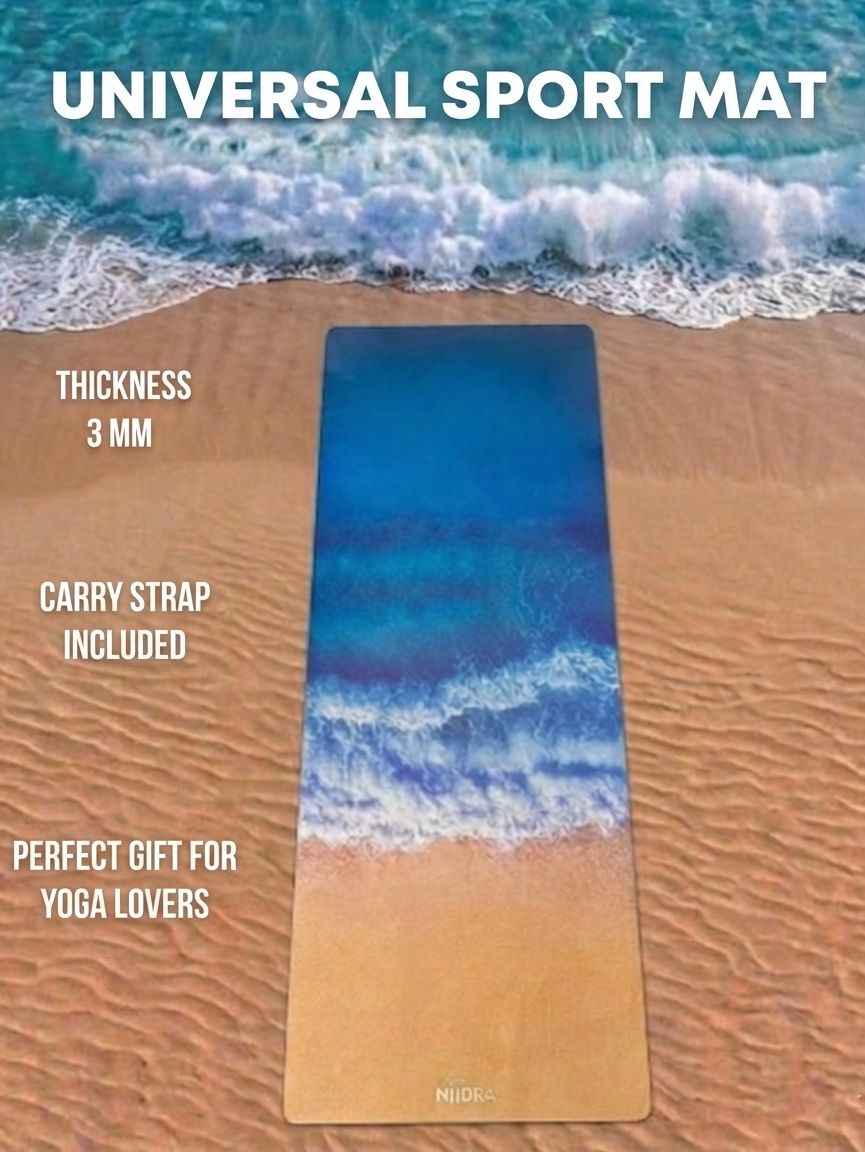 Ocean yoga mat