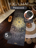 Peacock yoga mat