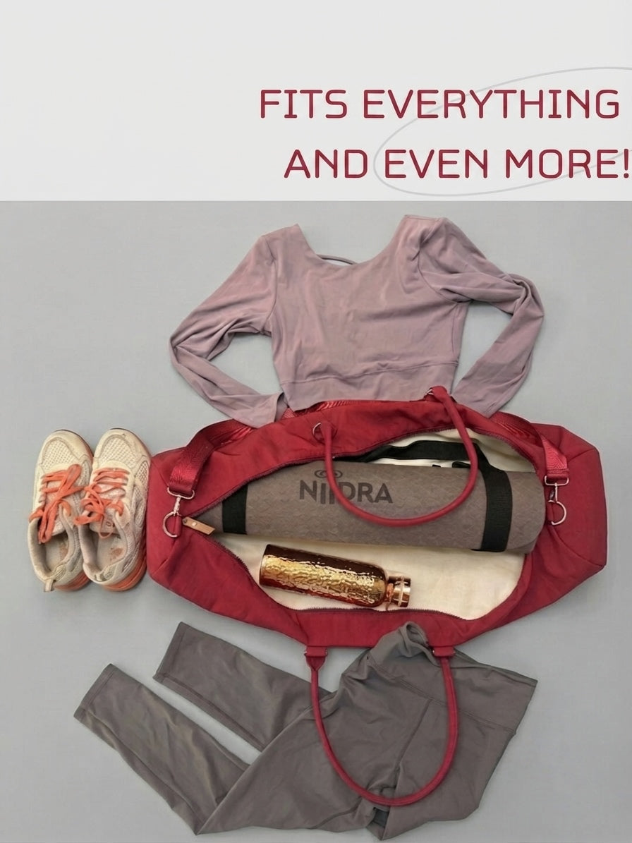 Red sport bag