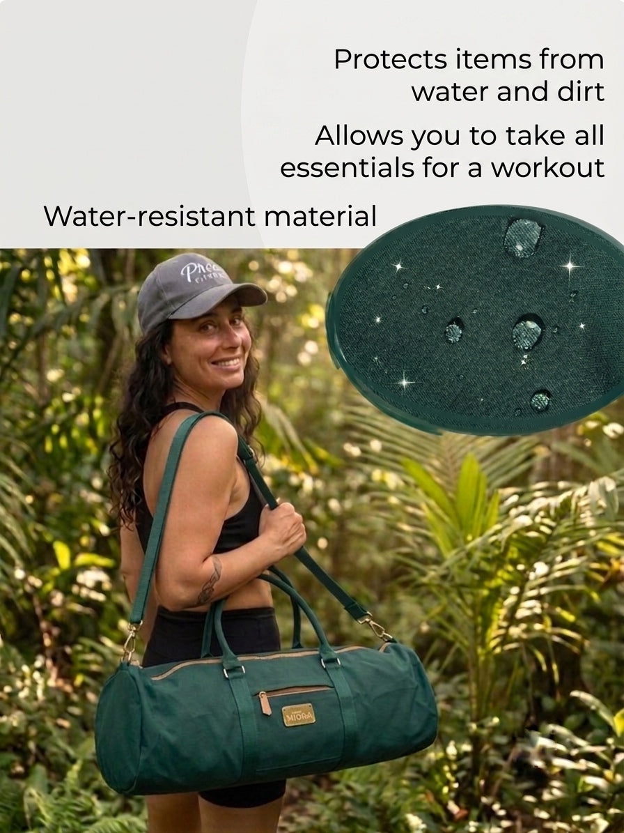 Green sport bag