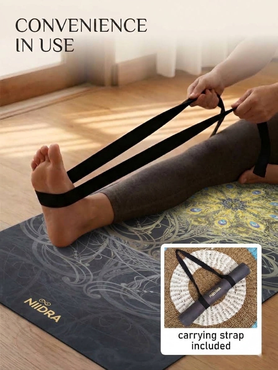 Peacock yoga mat