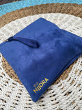Folder cover for travel mat blue