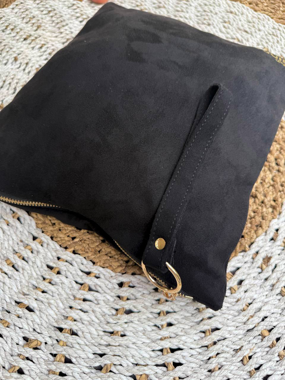 Folder cover for travel mat black
