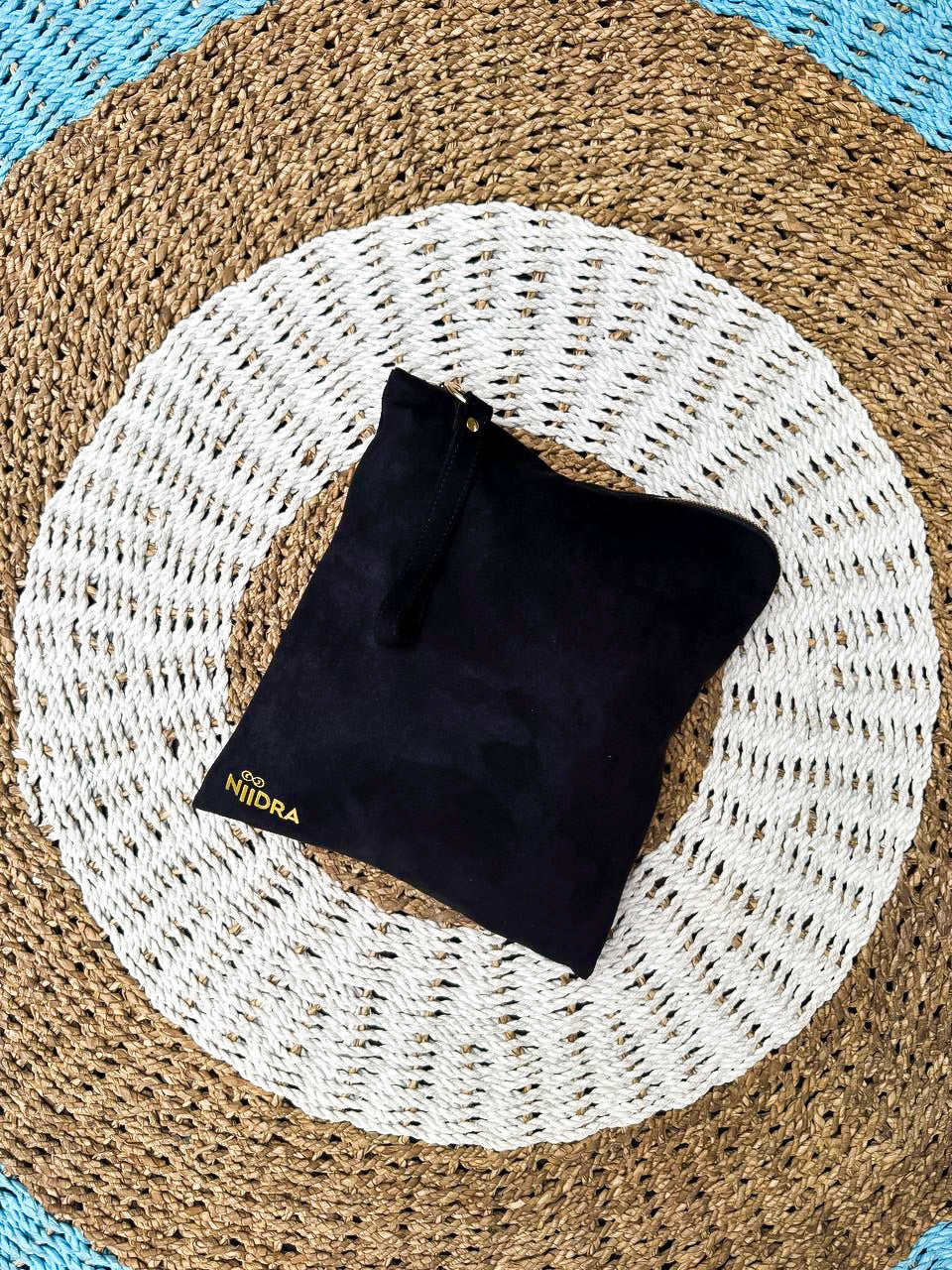 Folder cover for travel mat black