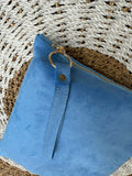 Folder cover for travel mat turquoise