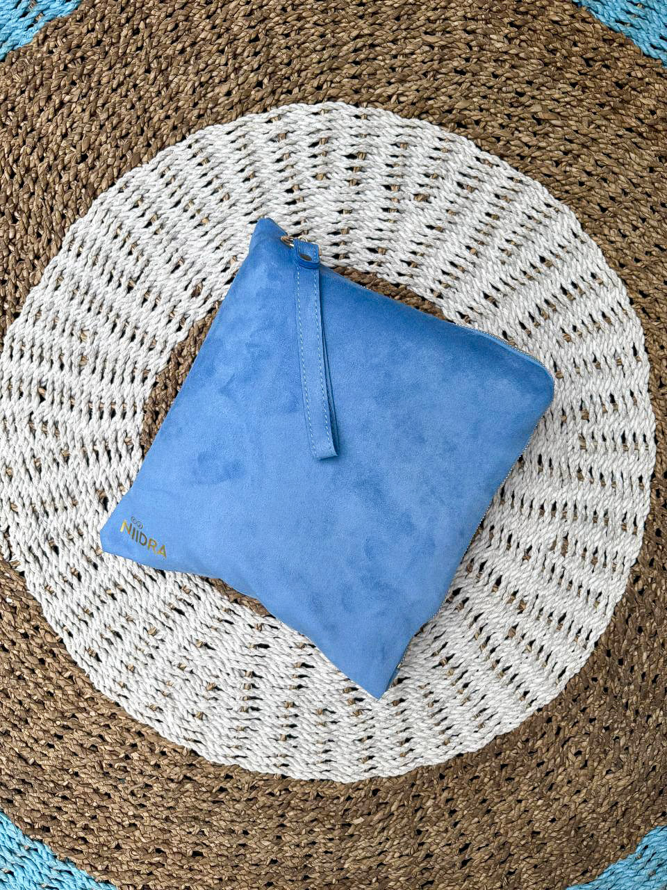 Folder cover for travel mat turquoise