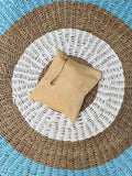Folder cover for travel mat mustard