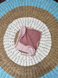 Folder cover for travel mat baby pink
