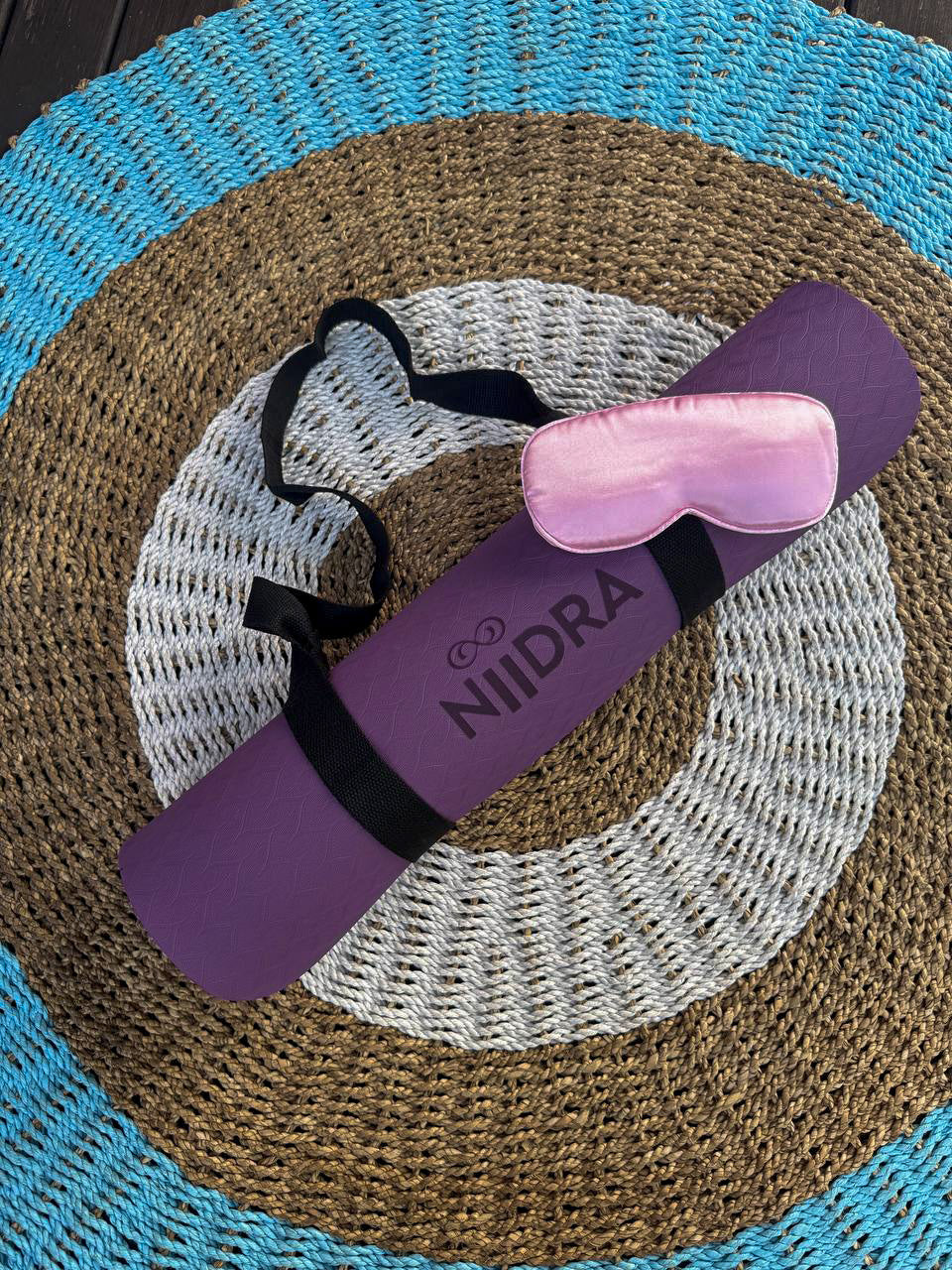 Basic purple yoga mat