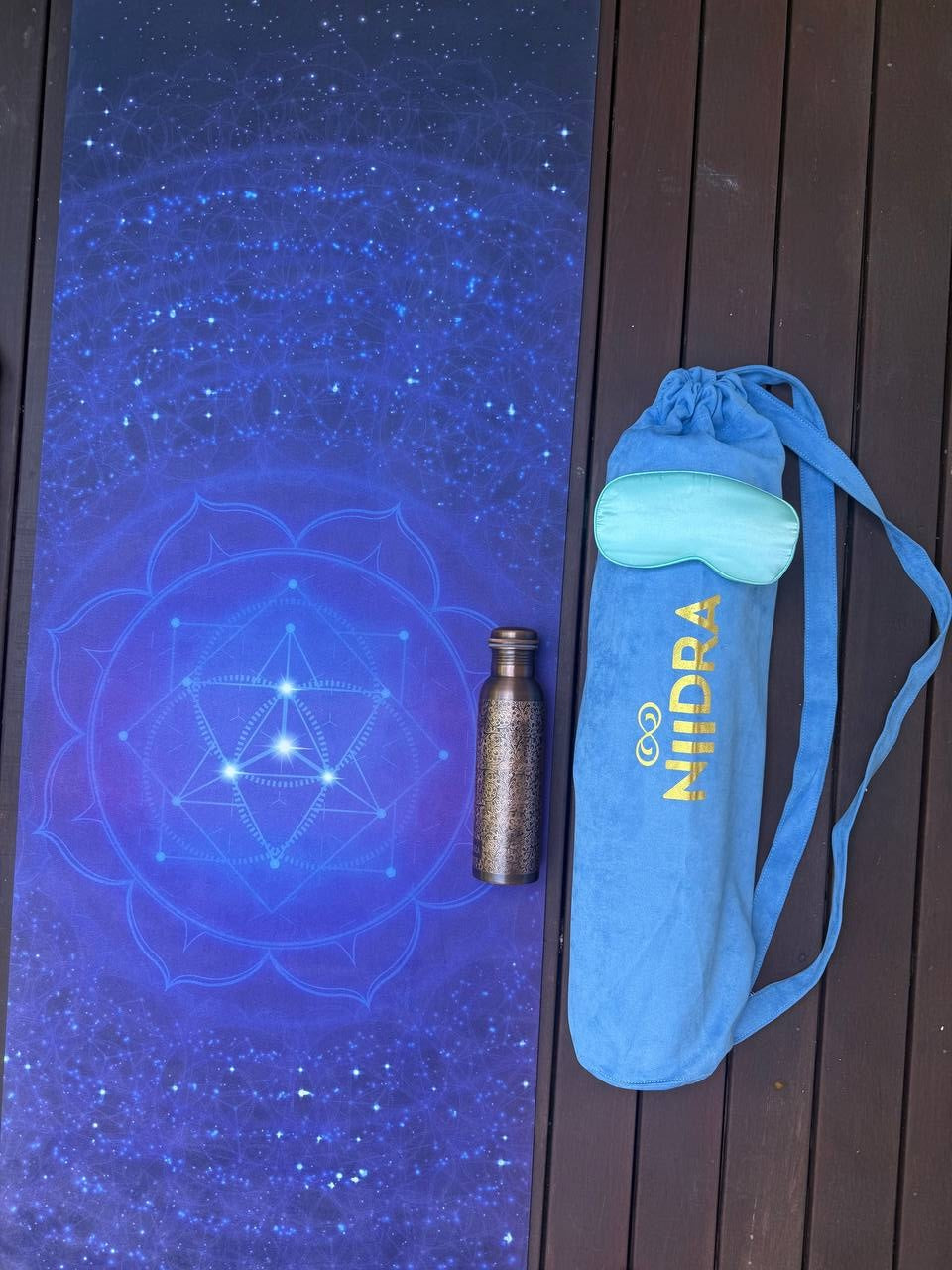 Creation mandala yoga mat