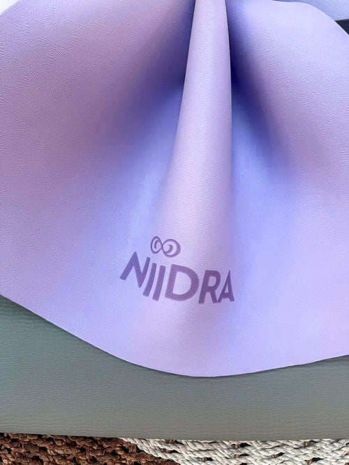 Basic purple-grey yoga mat