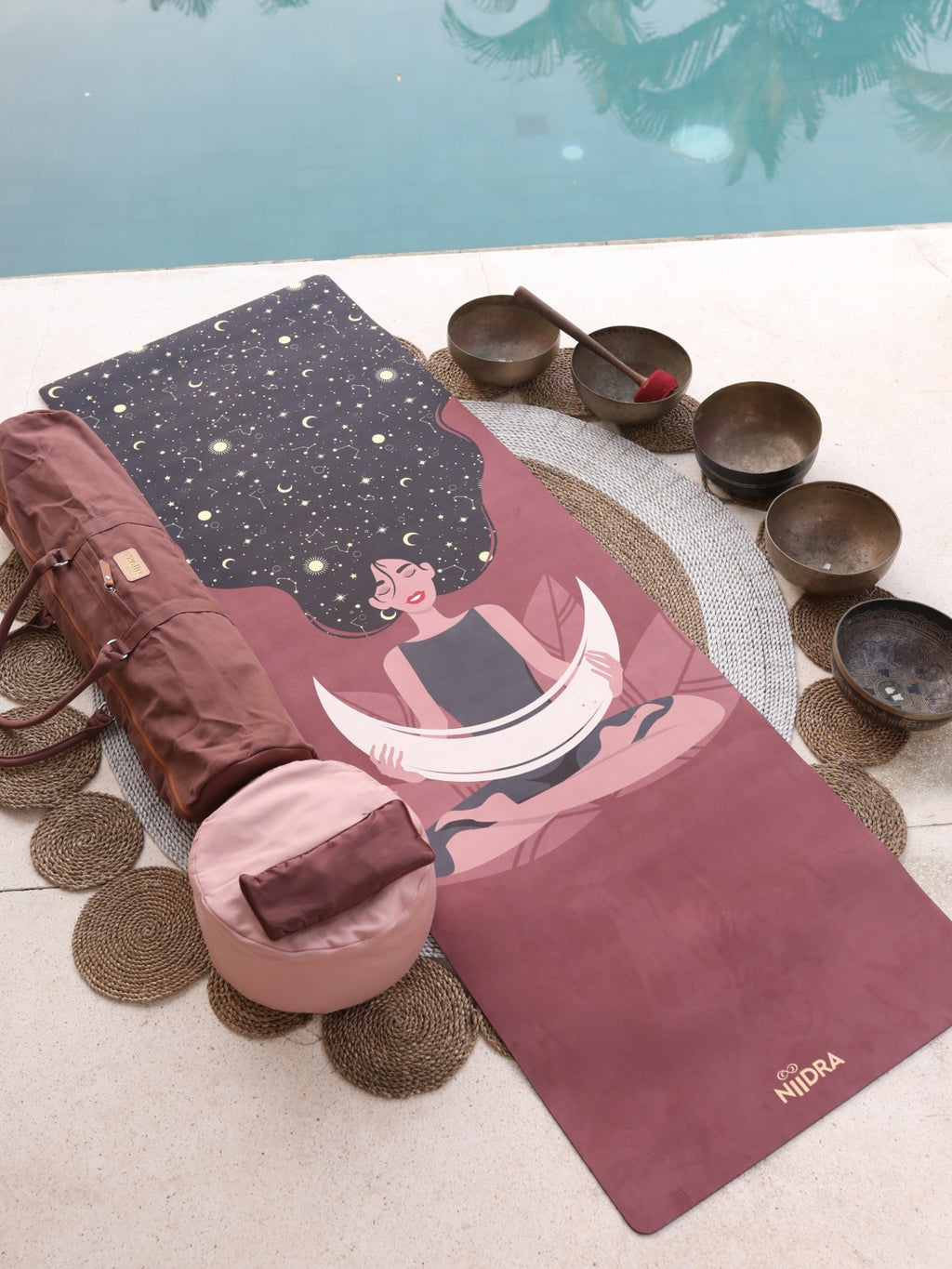 Mat yoga Bulan Baru