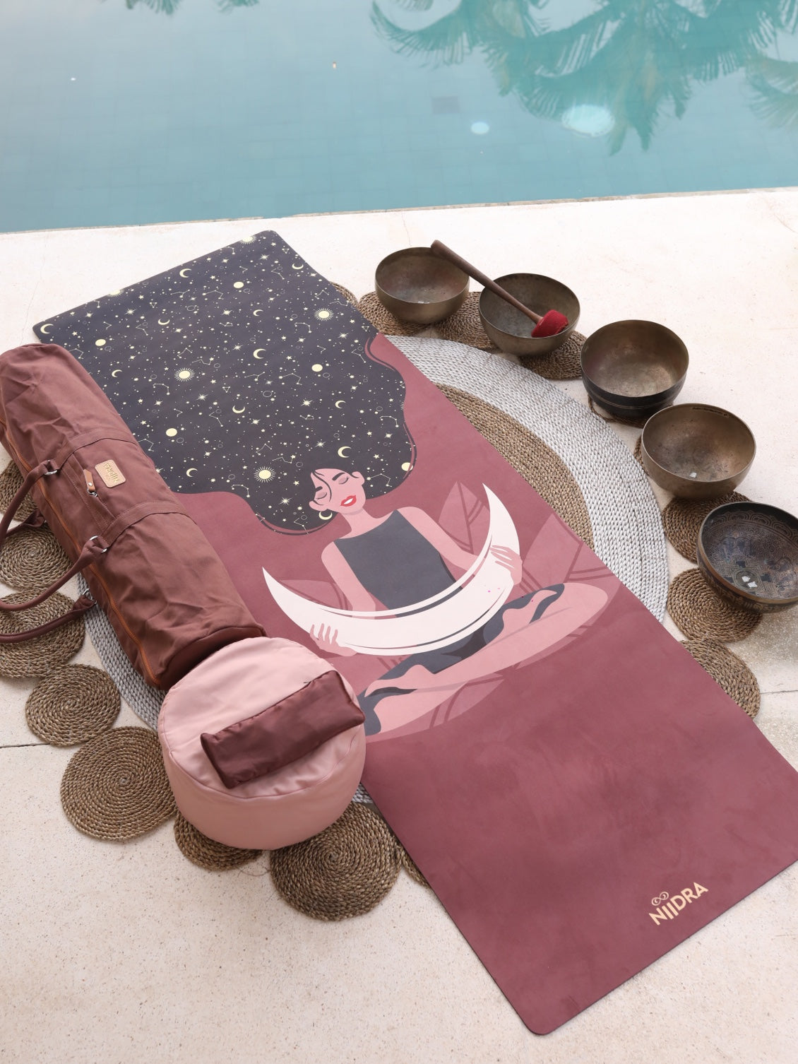 Mat yoga Bulan Baru