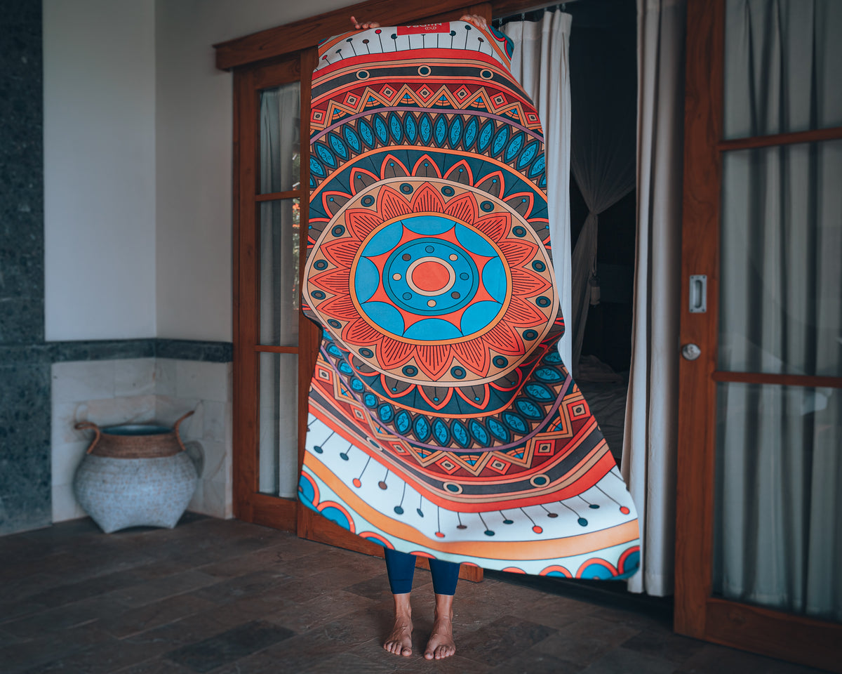 Pacification mandala yoga mat