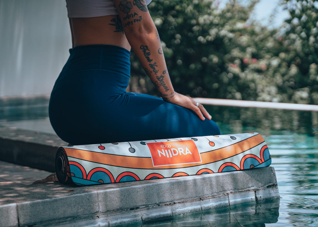 Pacification mandala yoga mat