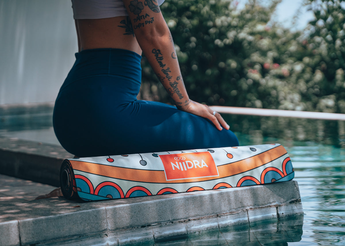 Pacification mandala yoga mat