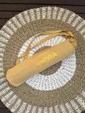 Mustard yoga mat cover