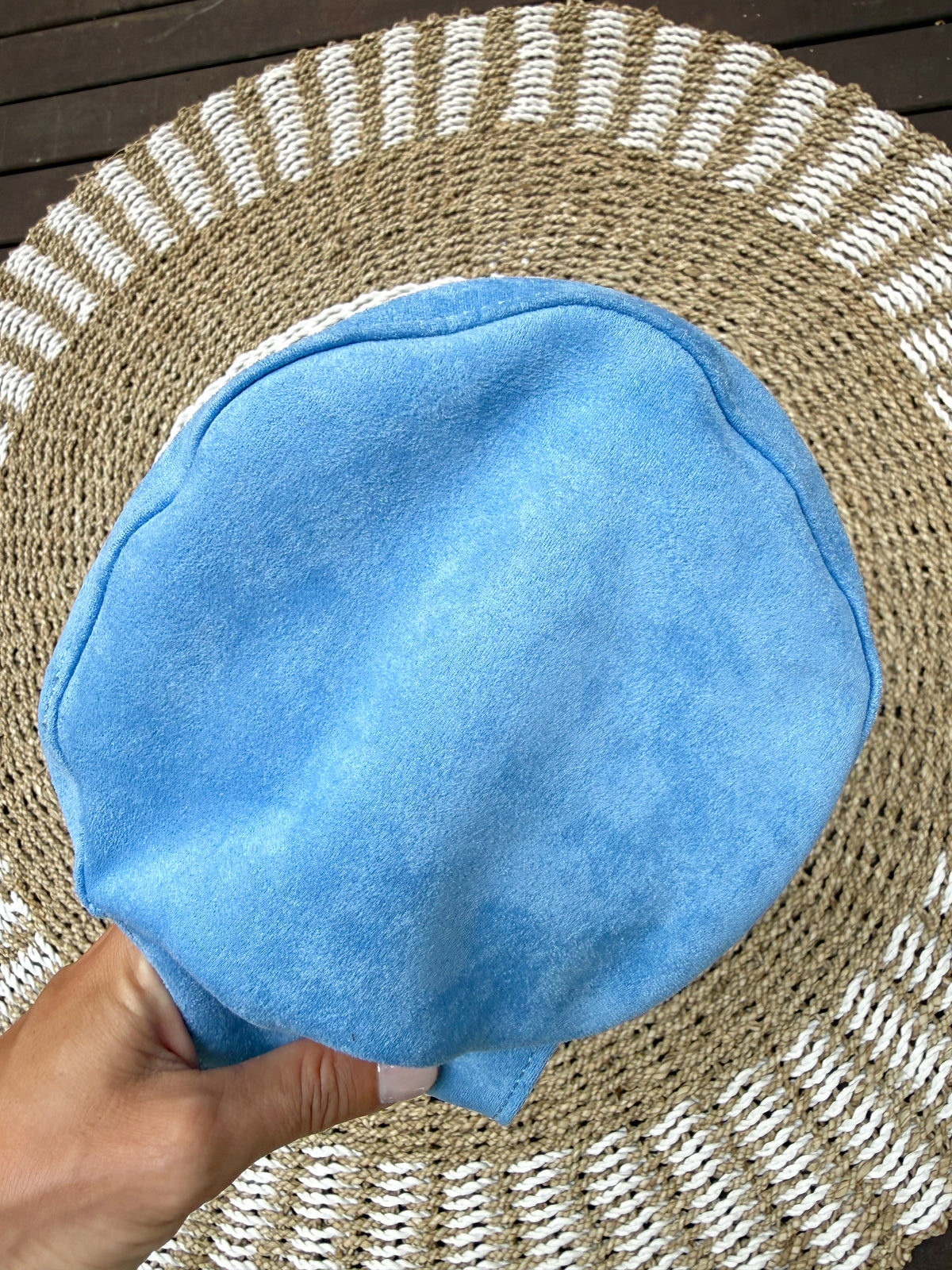 Turquoise yoga mat cover