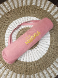 Pink yoga mat cover
