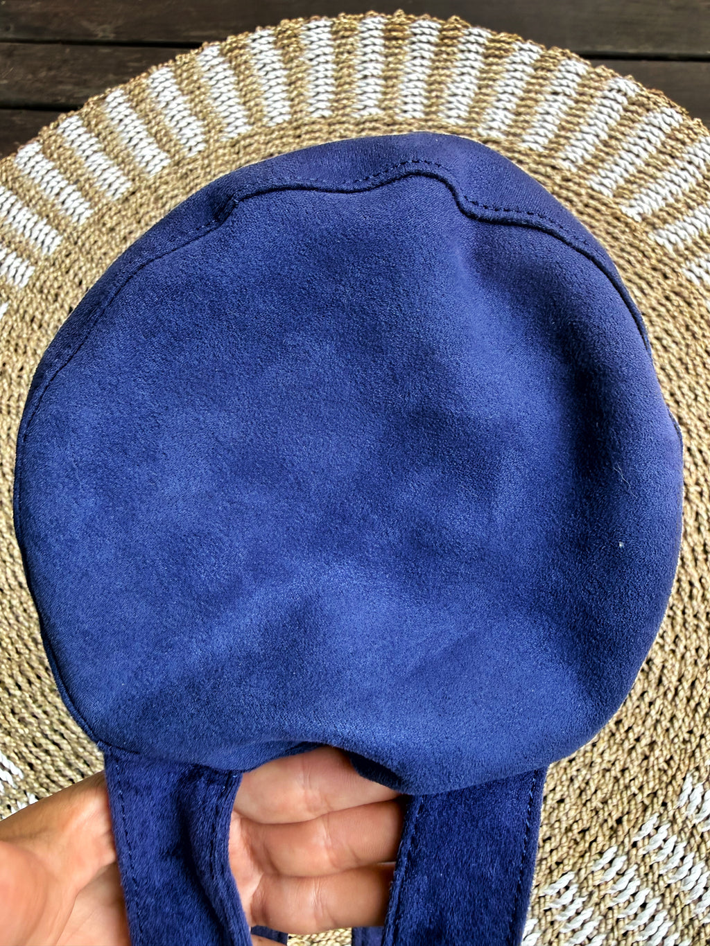 Dark blue yoga mat cover