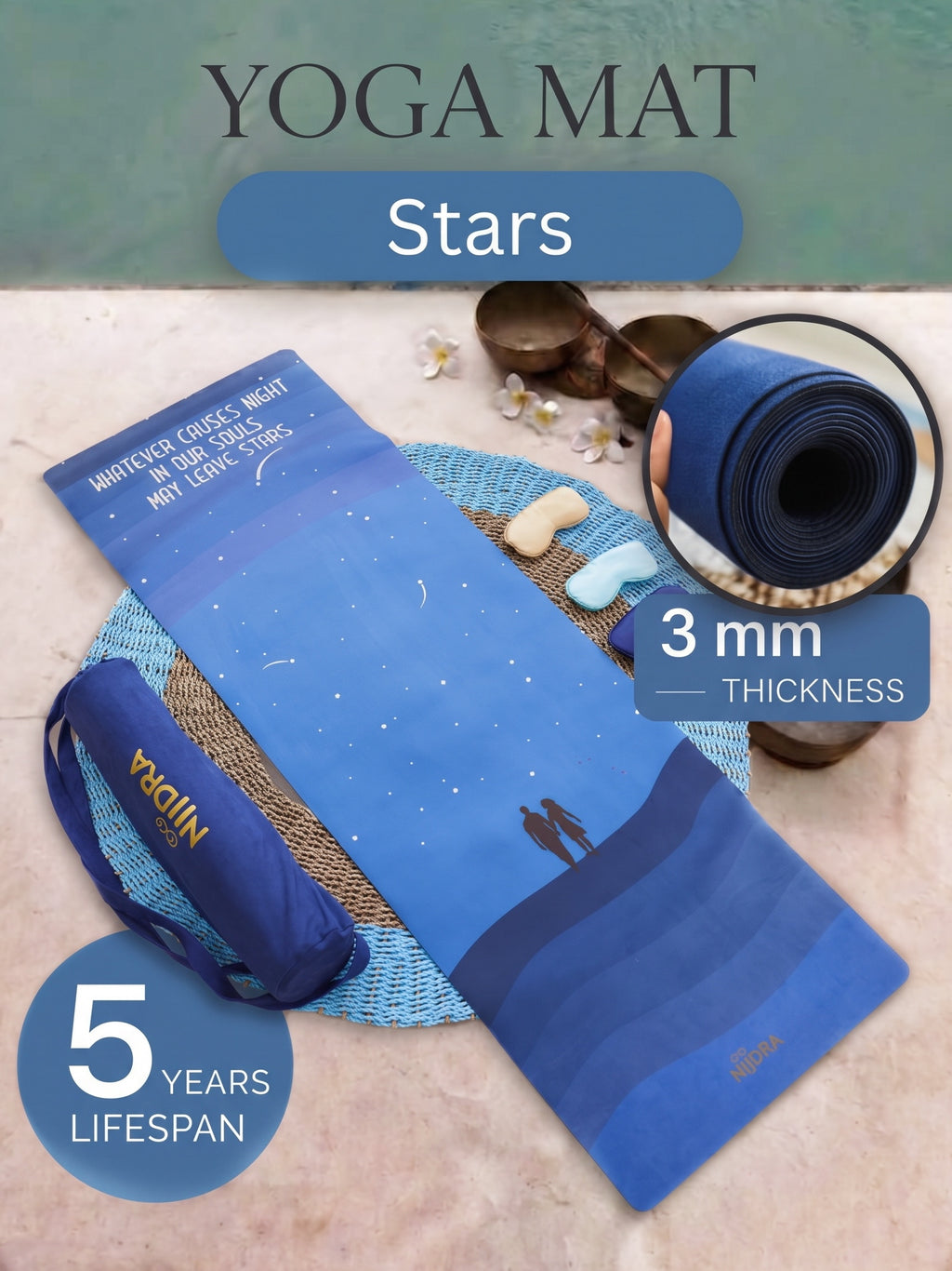 Yoga mat Stars