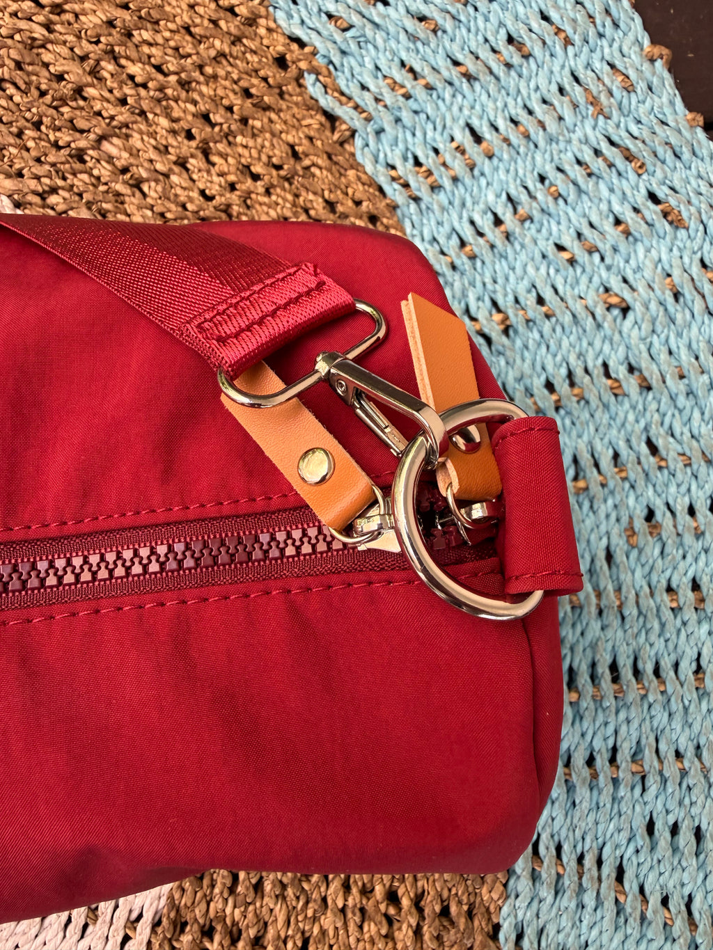 Red sport bag