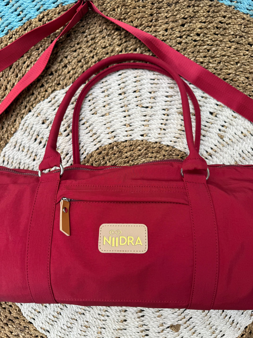 Red sport bag