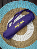 Purple yoga mat cover