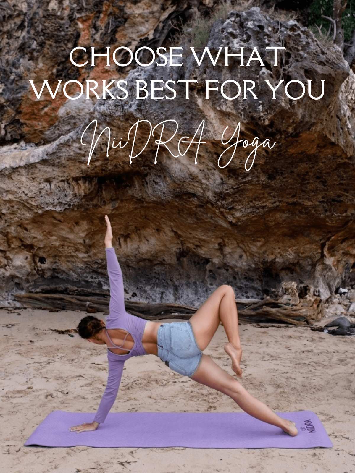Matras yoga ungu dasar