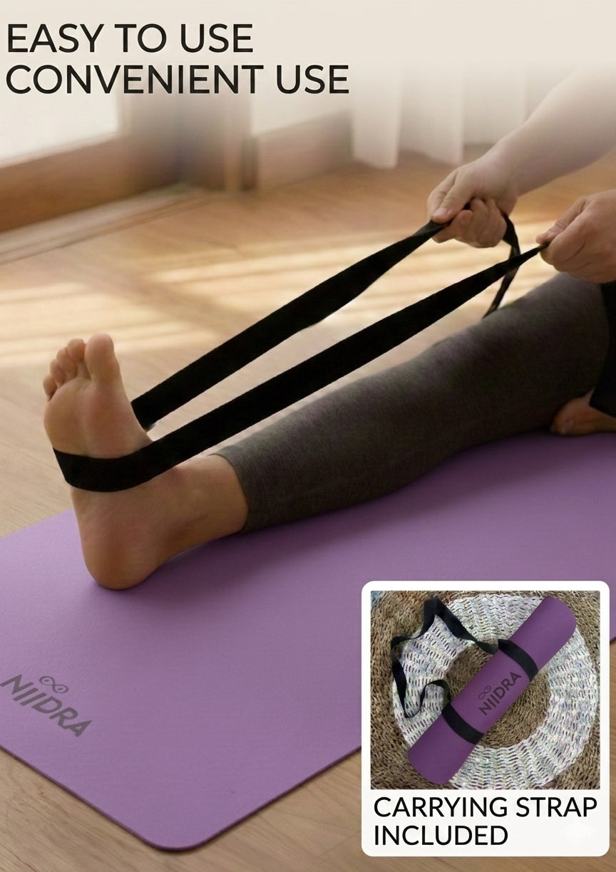 Basic purple yoga mat