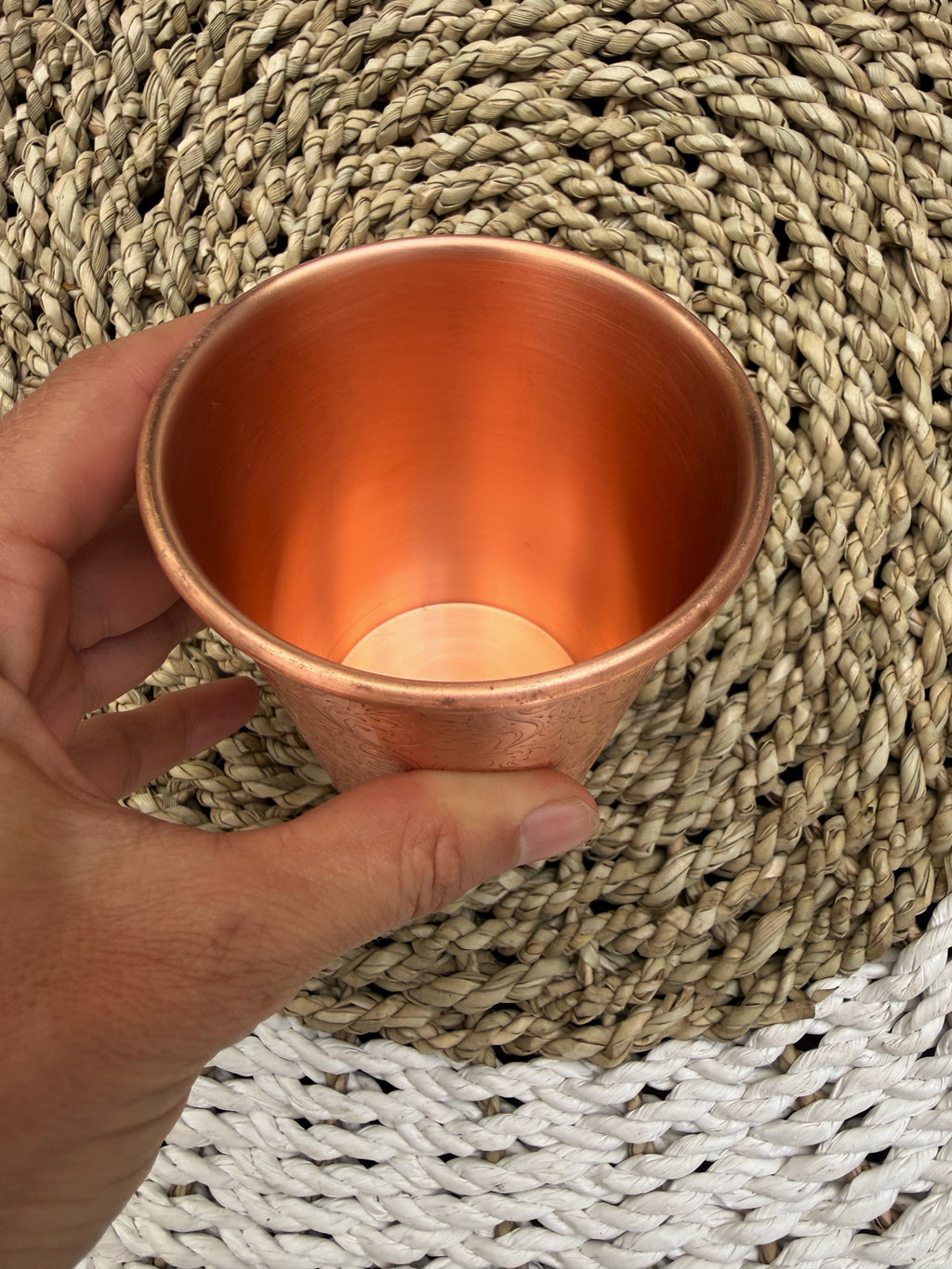 Copper glass