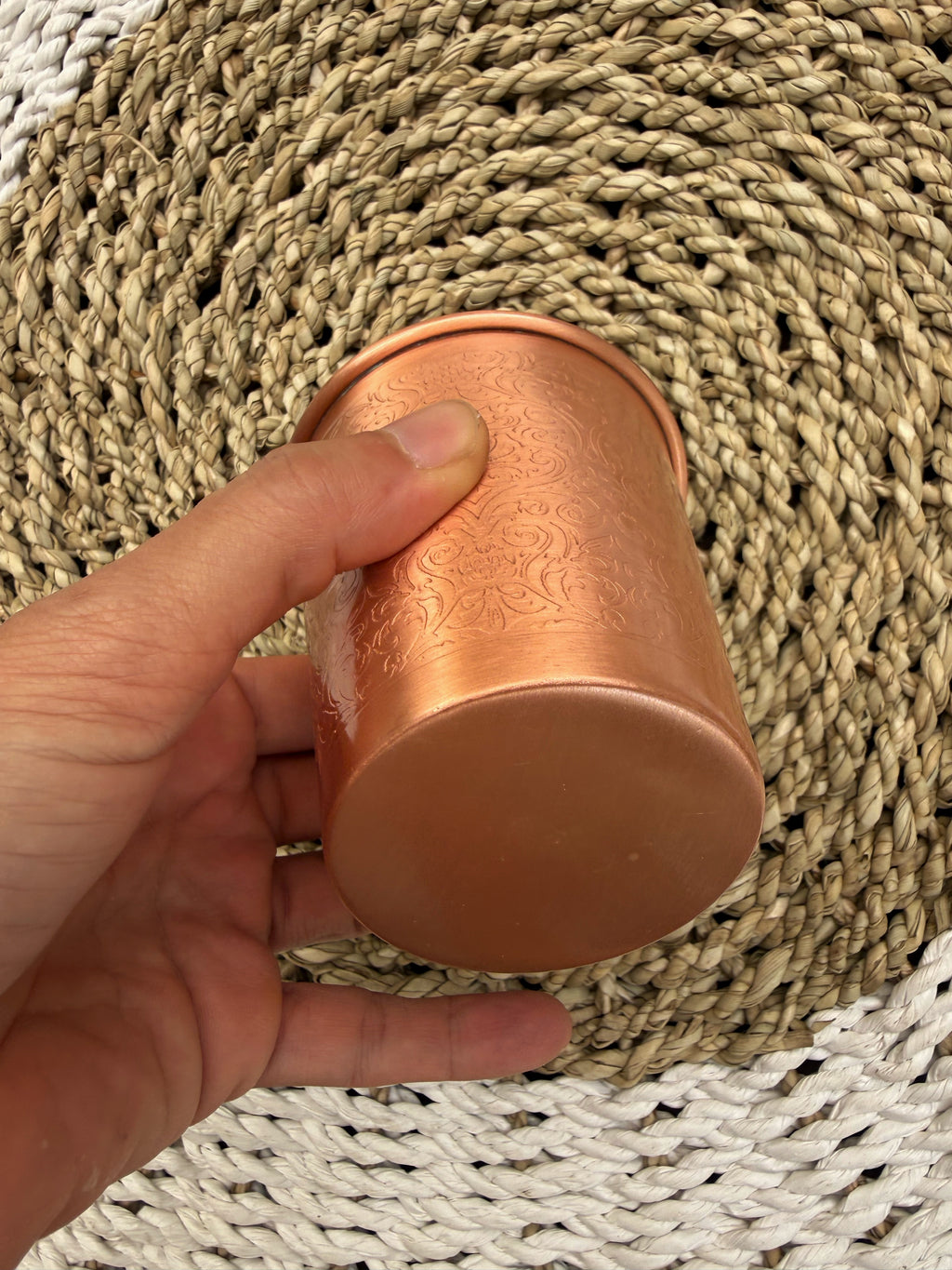 Copper glass