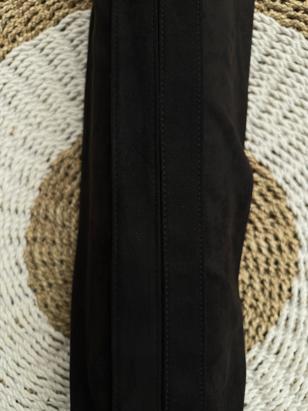 Black yoga mat cover
