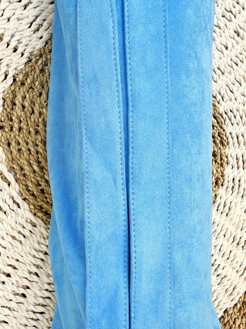 Turquoise yoga mat cover