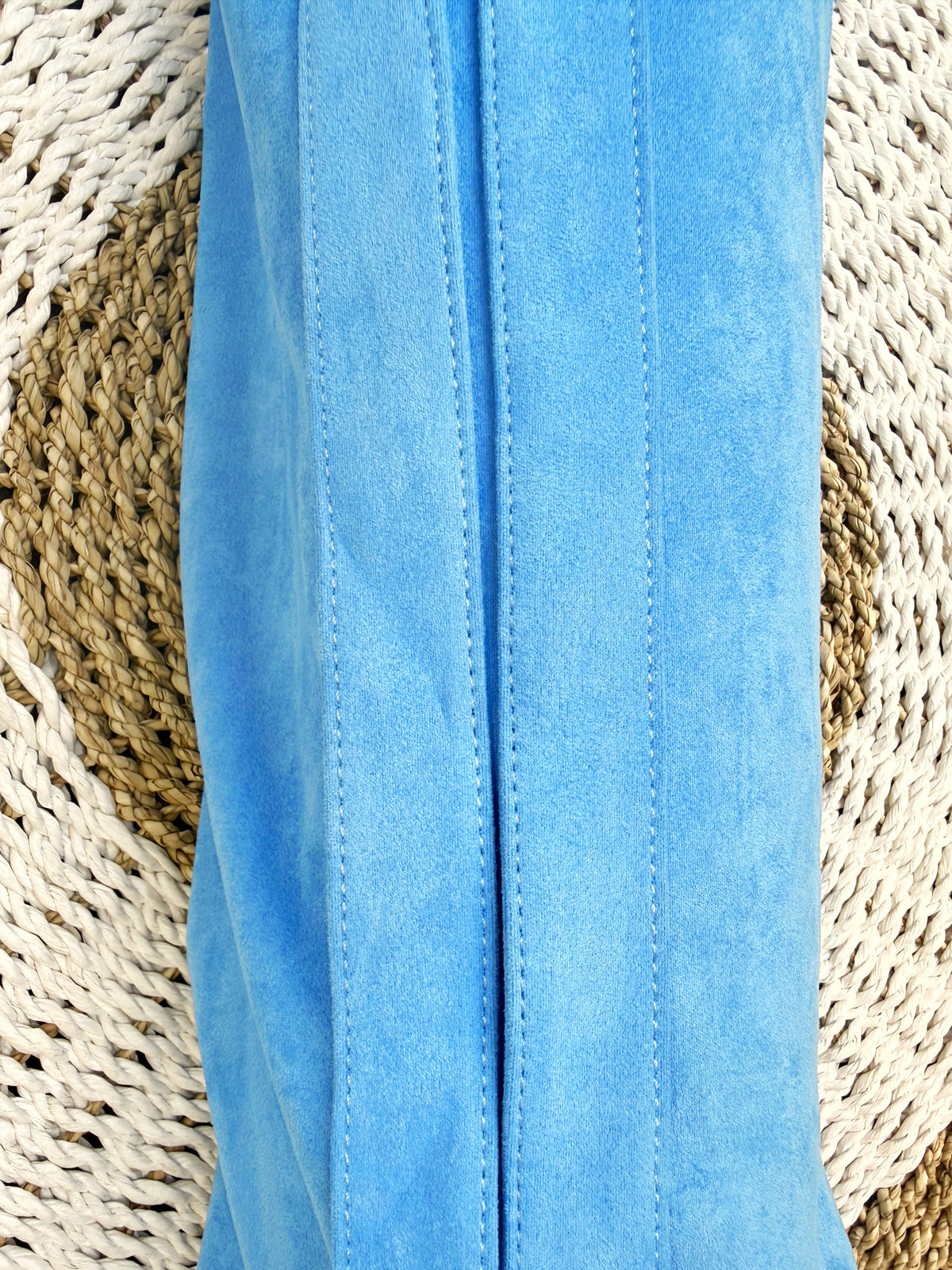 Turquoise yoga mat cover