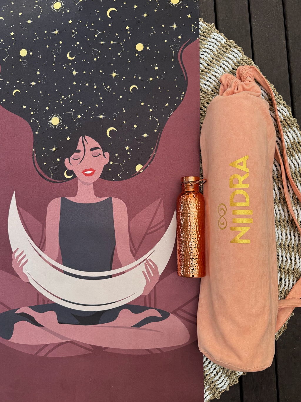 Mat yoga Bulan Baru