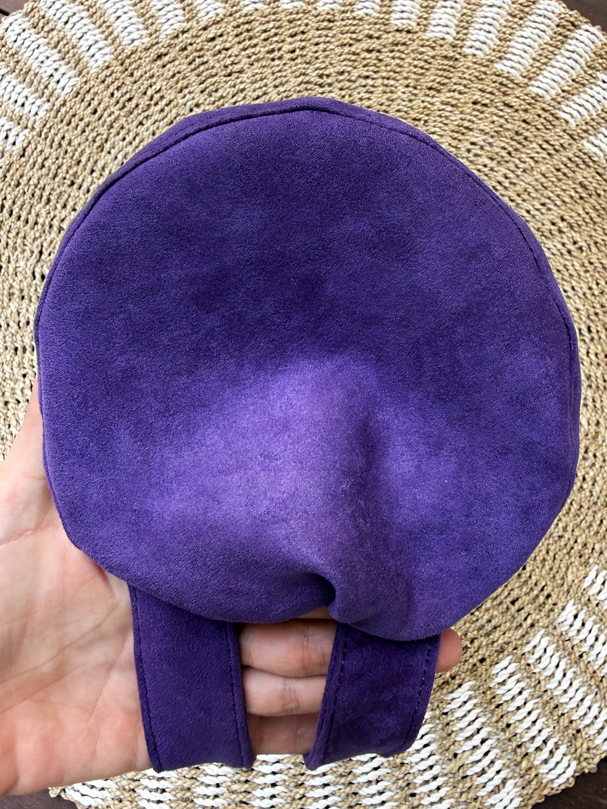 Purple yoga mat cover
