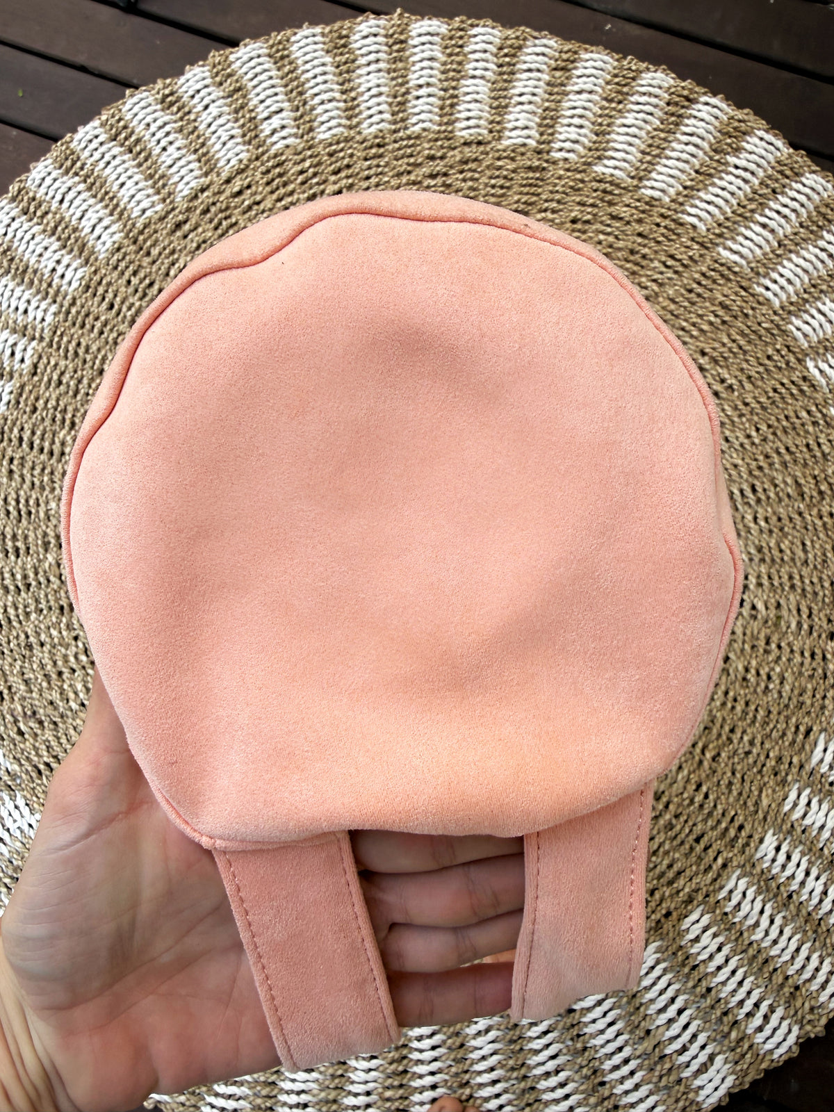 Peach yoga mat cover