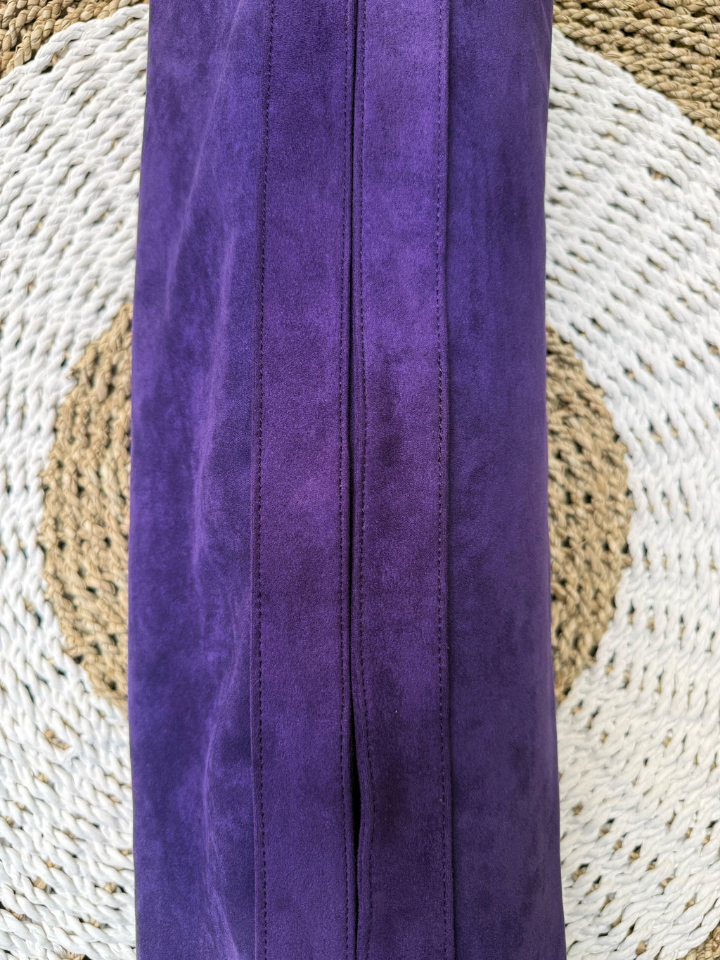 Purple yoga mat cover