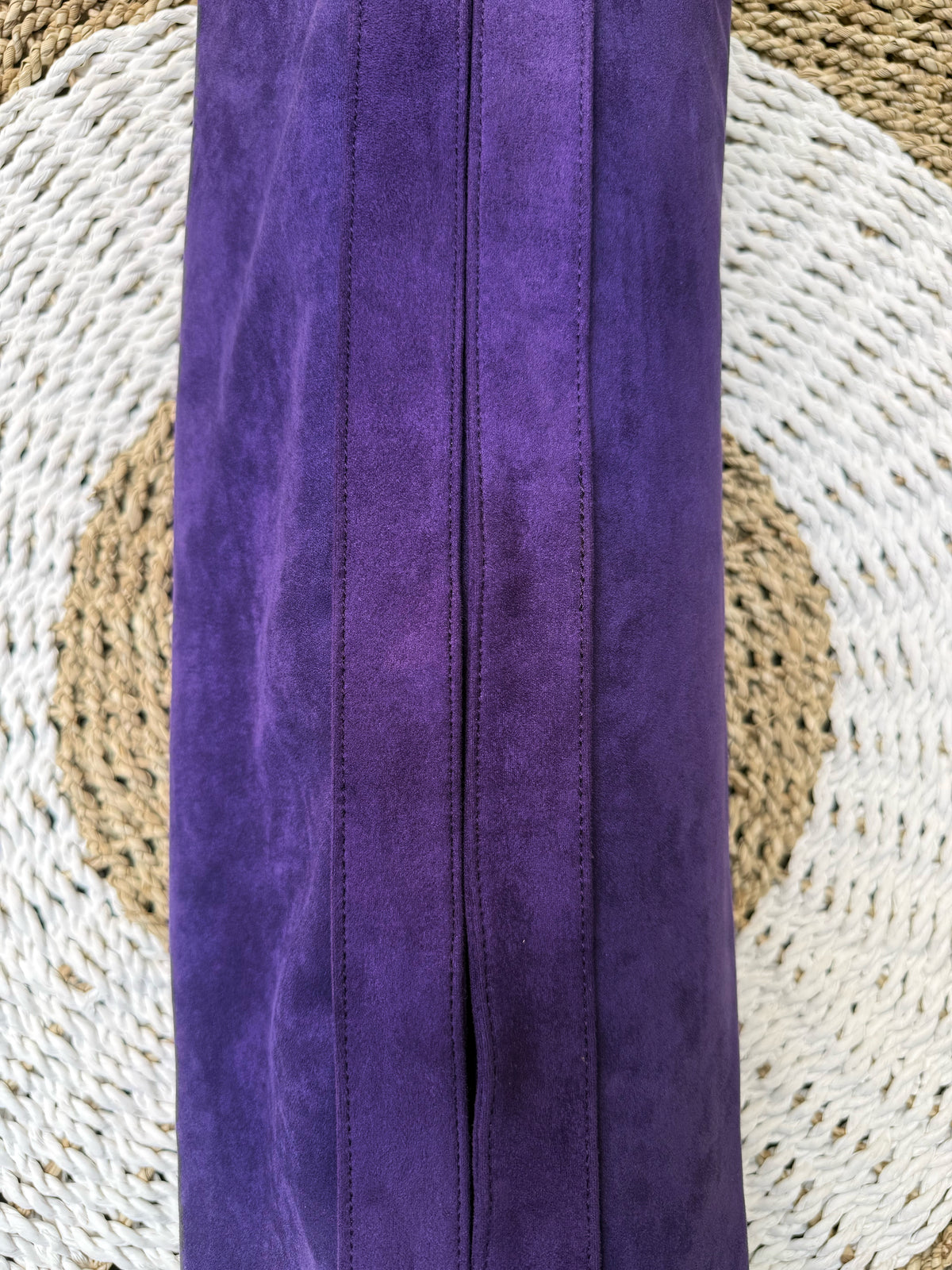 Purple yoga mat cover