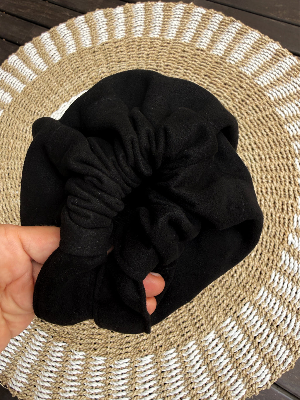 Black yoga mat cover
