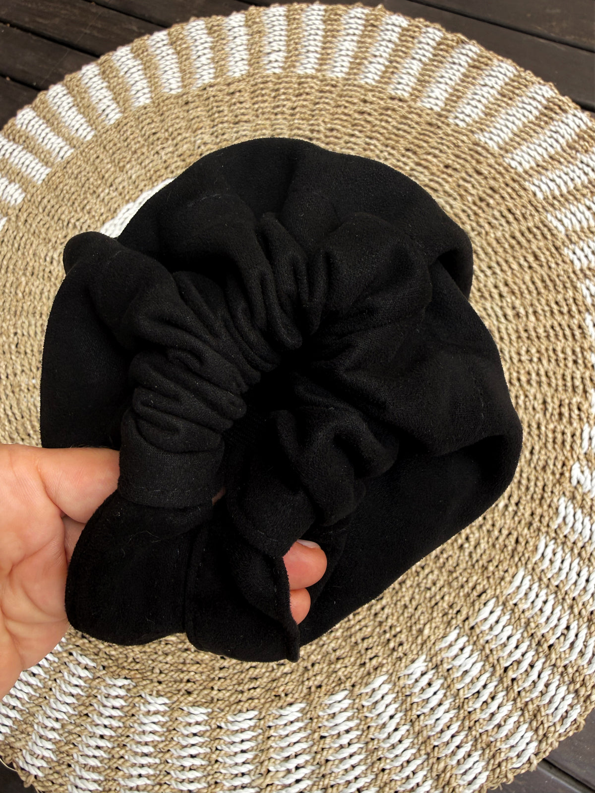 Black yoga mat cover