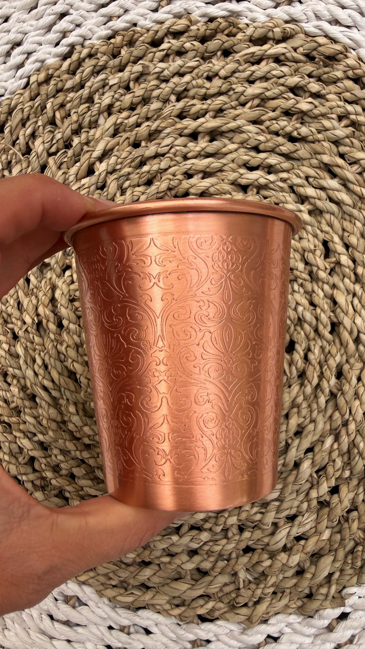 Copper glass
