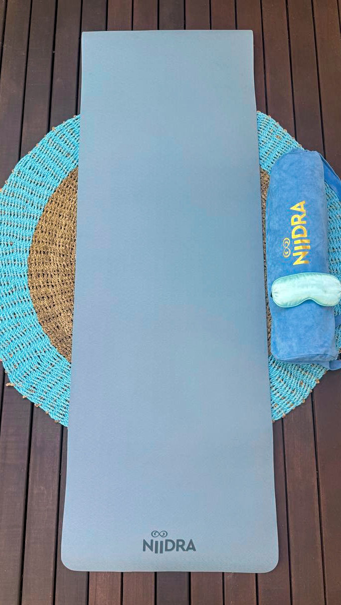 Basic Blue-grey yoga mat