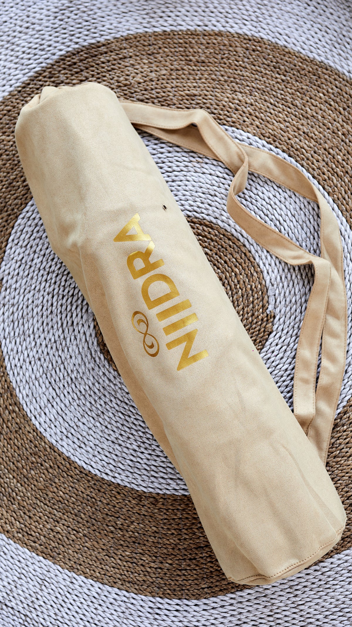 Mustard yoga mat cover