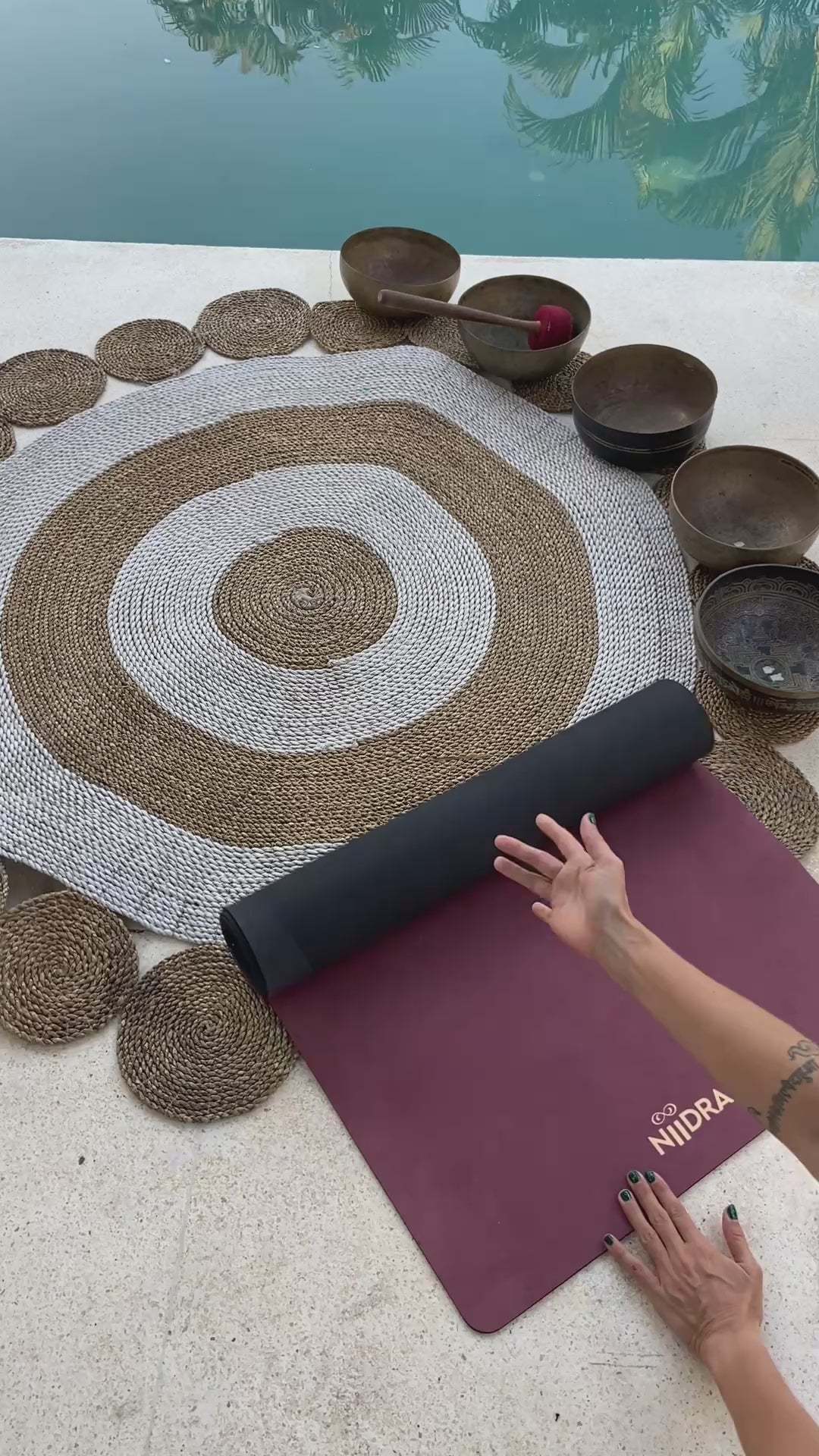 Mat yoga Bulan Baru