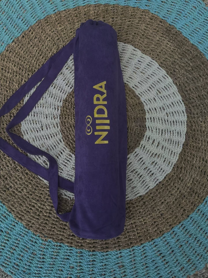 Purple yoga mat cover