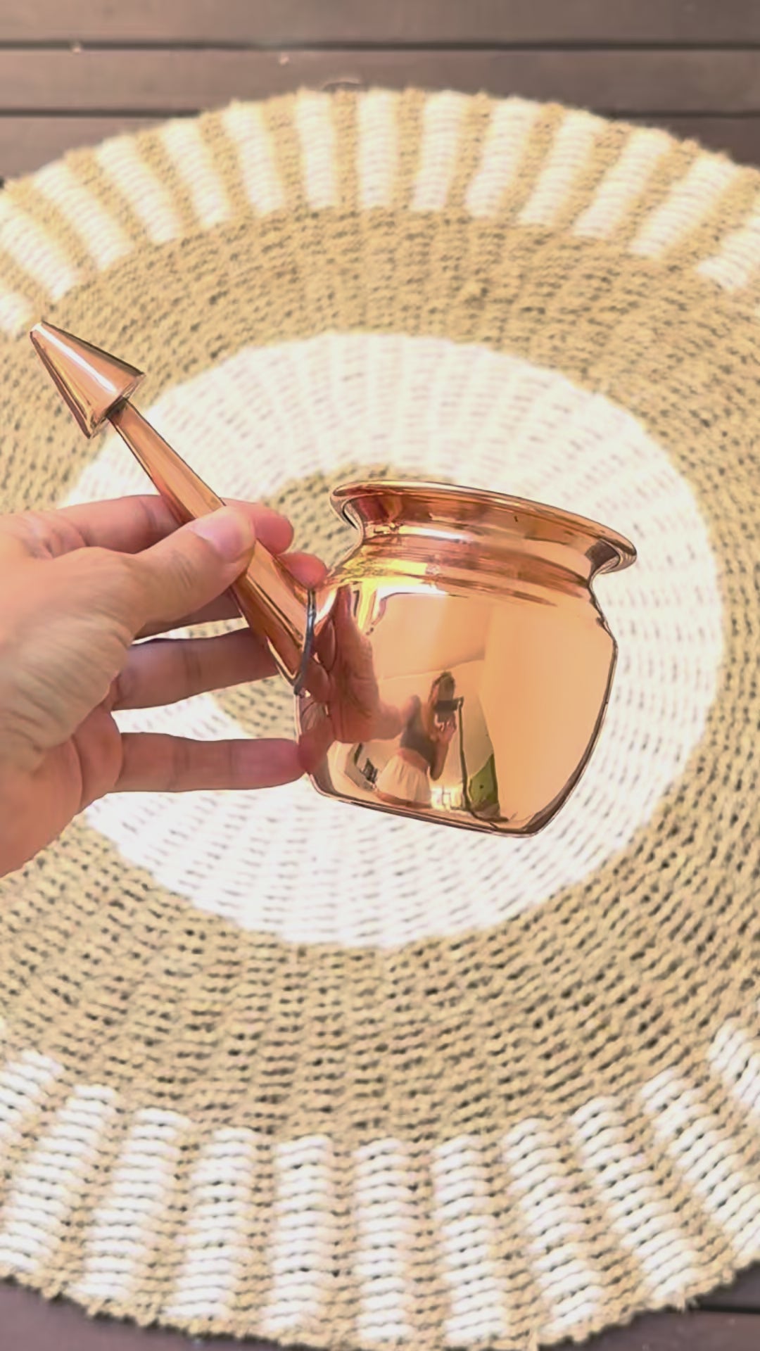 Neti pot 100% copper
